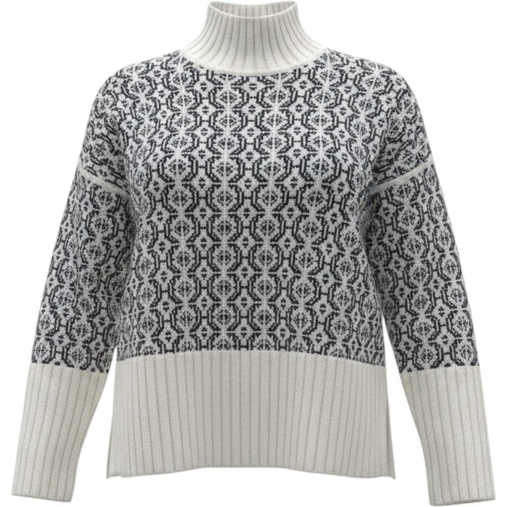 Free Assembly Womens Medium High Neck Split Side Sweater Oversized Hi Lo NWOT